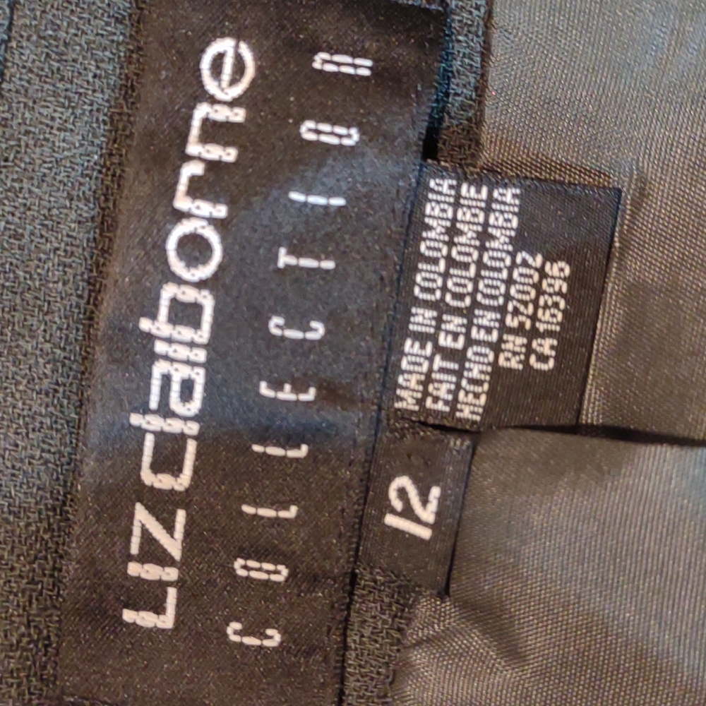 Woman 100% Wool Double Breasted Blazer by Liz Claiborne Size 12 - Picture 5 of 10